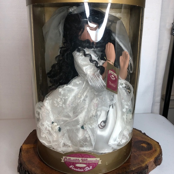 Collectible Memories Porcelain Monica Doll 12” Bisque Praying - Picture 7 of 8